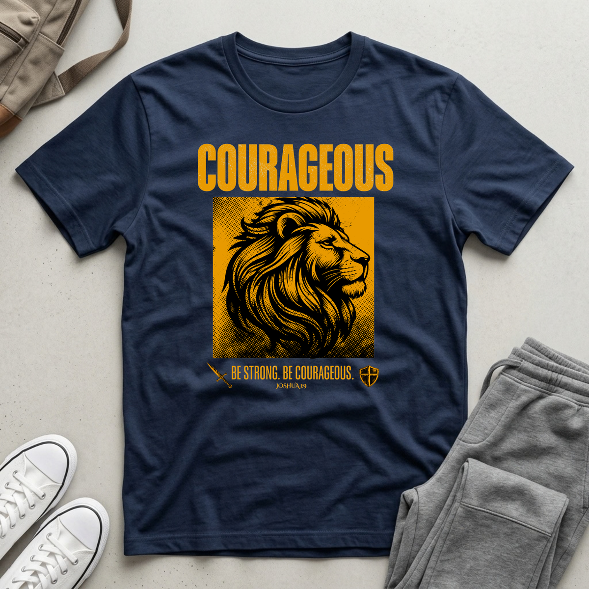 Be Strong & Courageous Youth Shirt