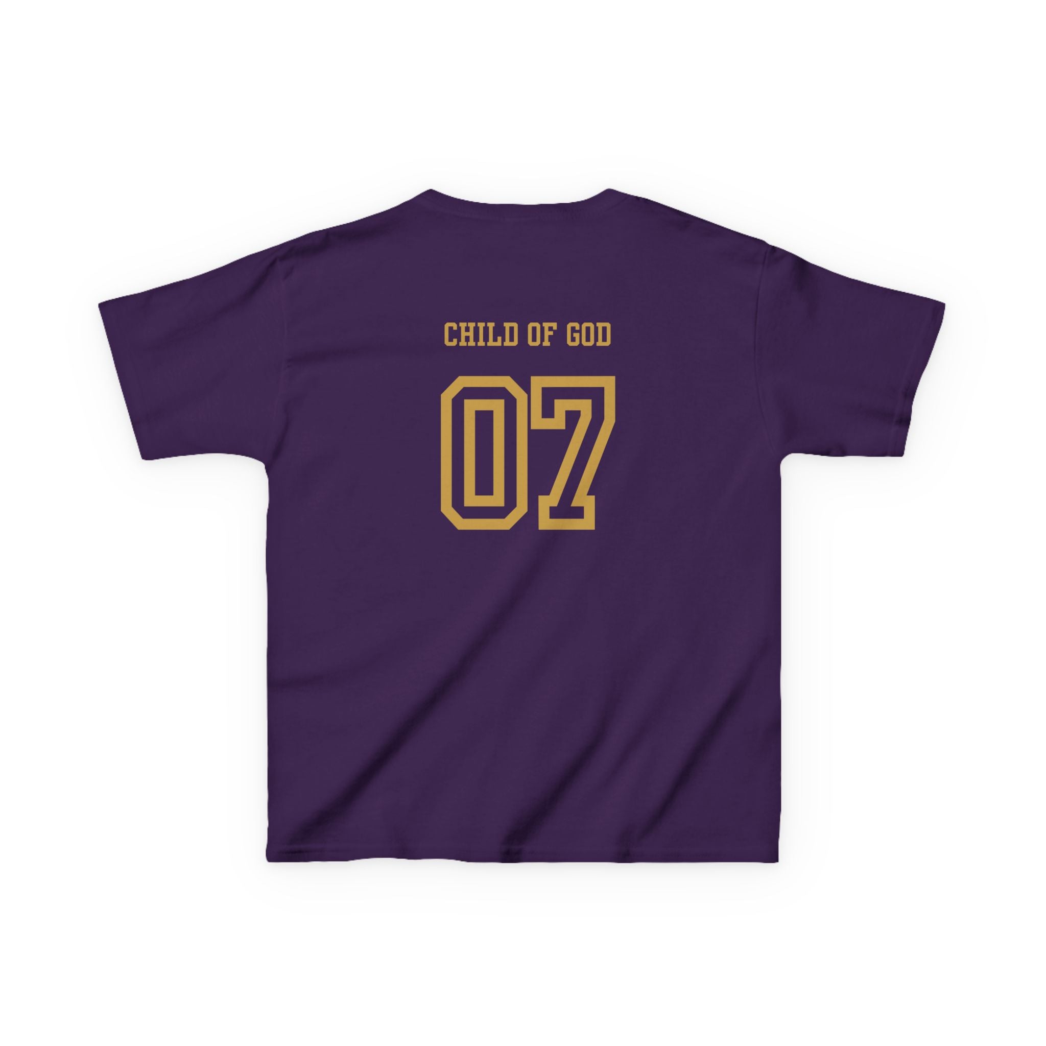 Kingdom Kid Youth Christian Shirt | Child of God Jersey Tee for Boys & Girls