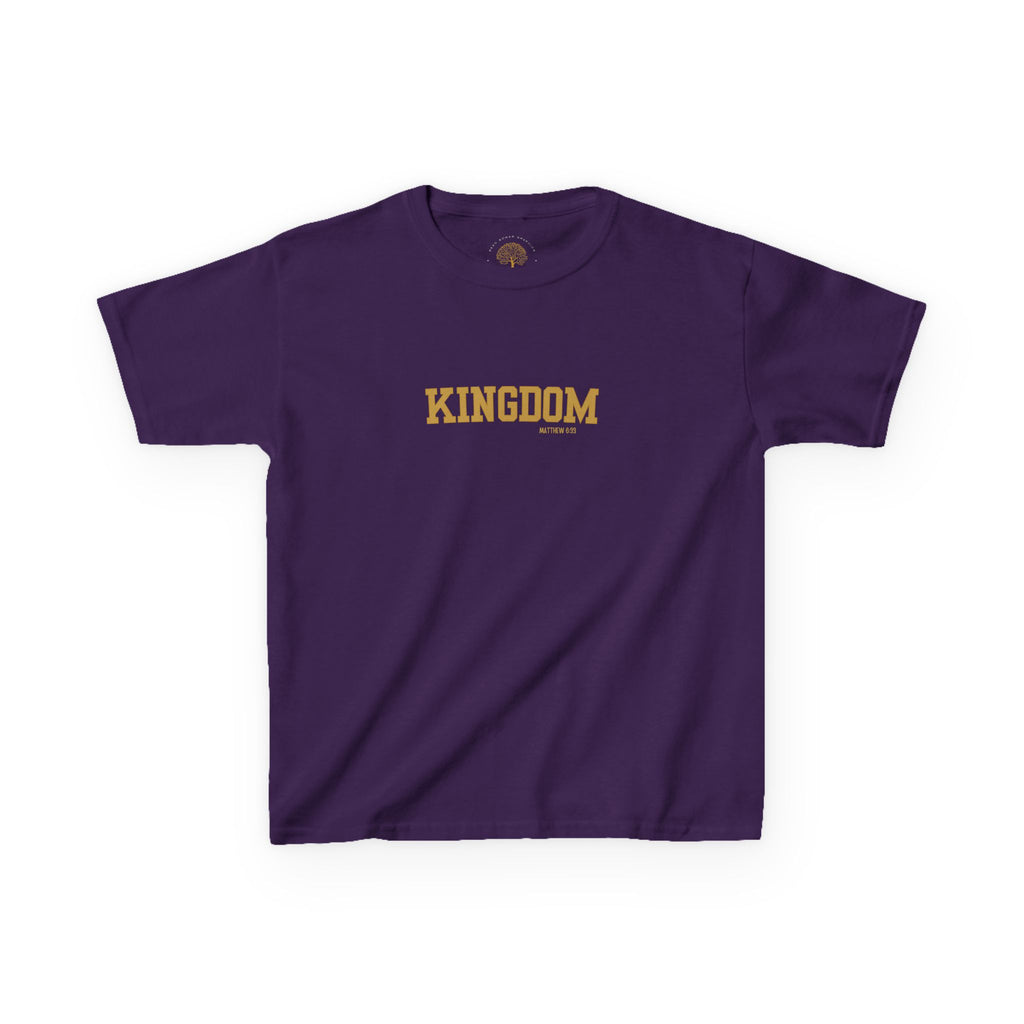 Kingdom Kid Youth Christian Shirt | Child of God Jersey Tee for Boys & Girls