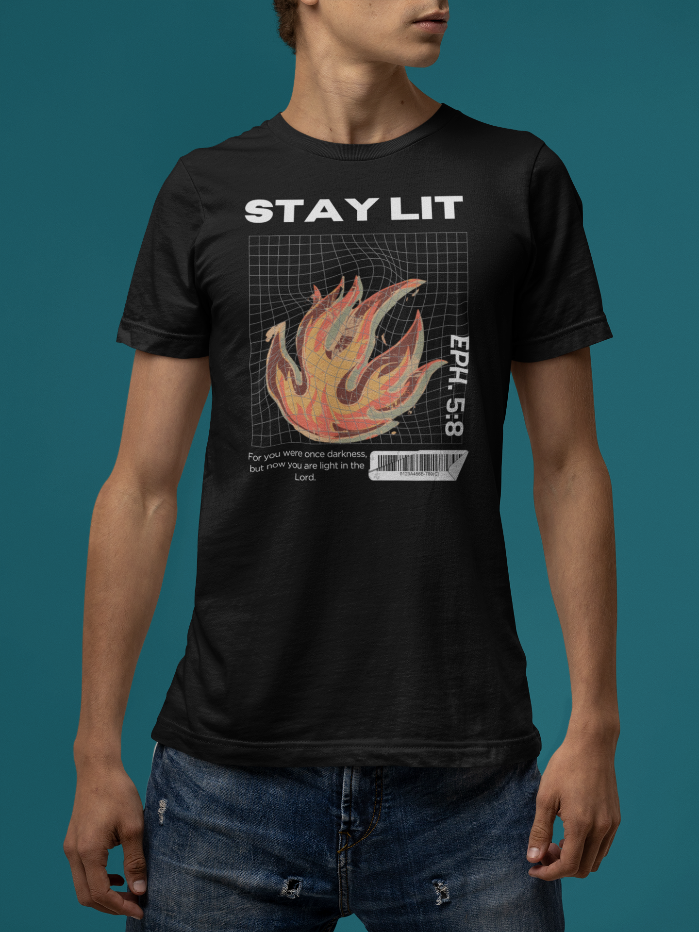 Stay Lit Youth T-Shirt | Faith-Inspired Christian Streetwear