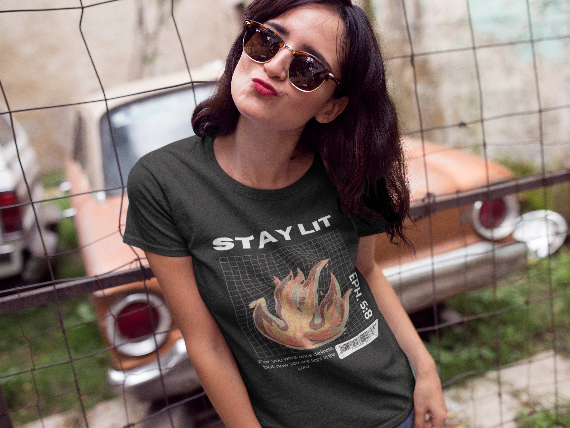 Stay Lit Youth T-Shirt | Faith-Inspired Christian Streetwear