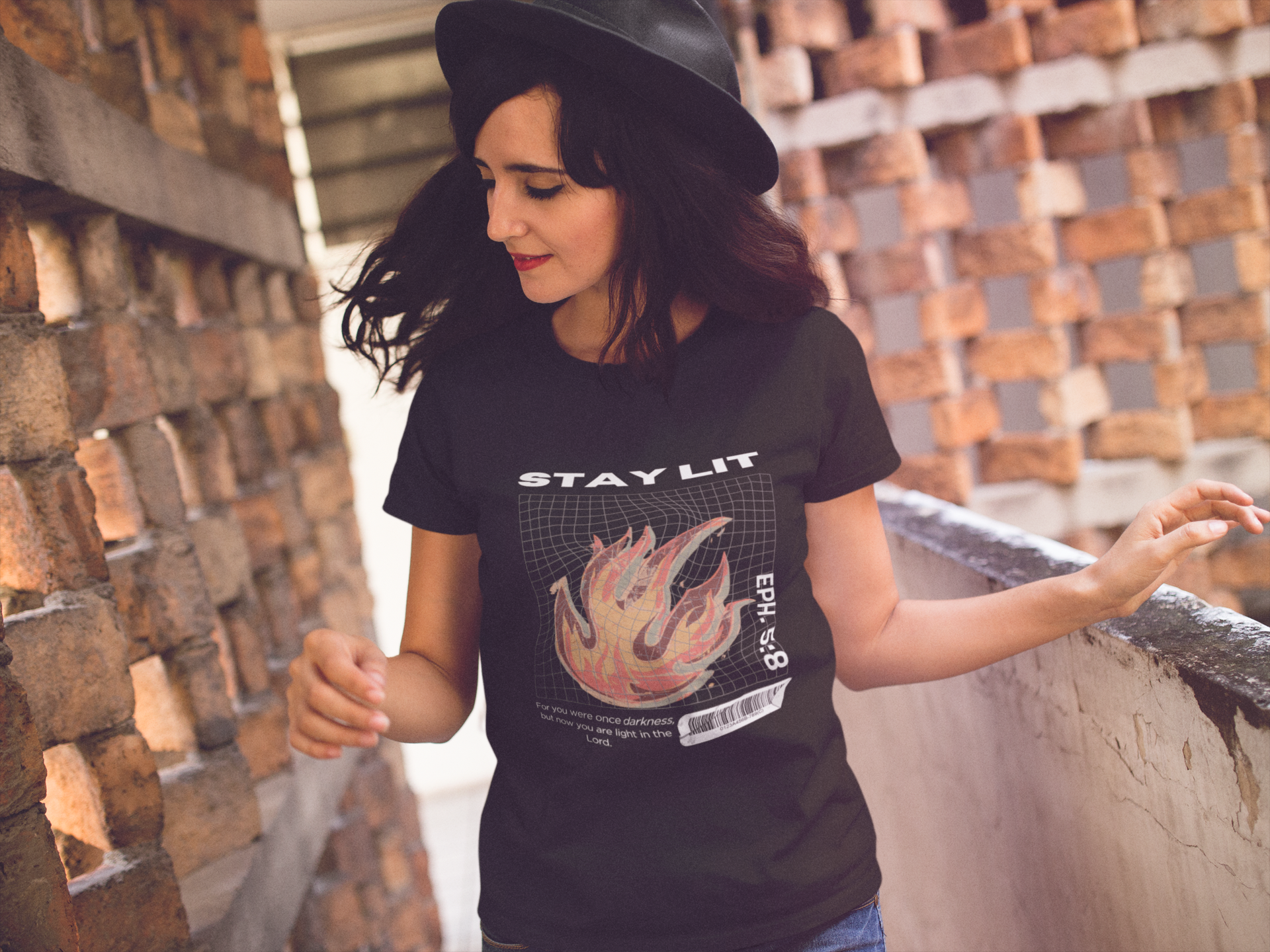 Stay Lit Youth T-Shirt | Faith-Inspired Christian Streetwear
