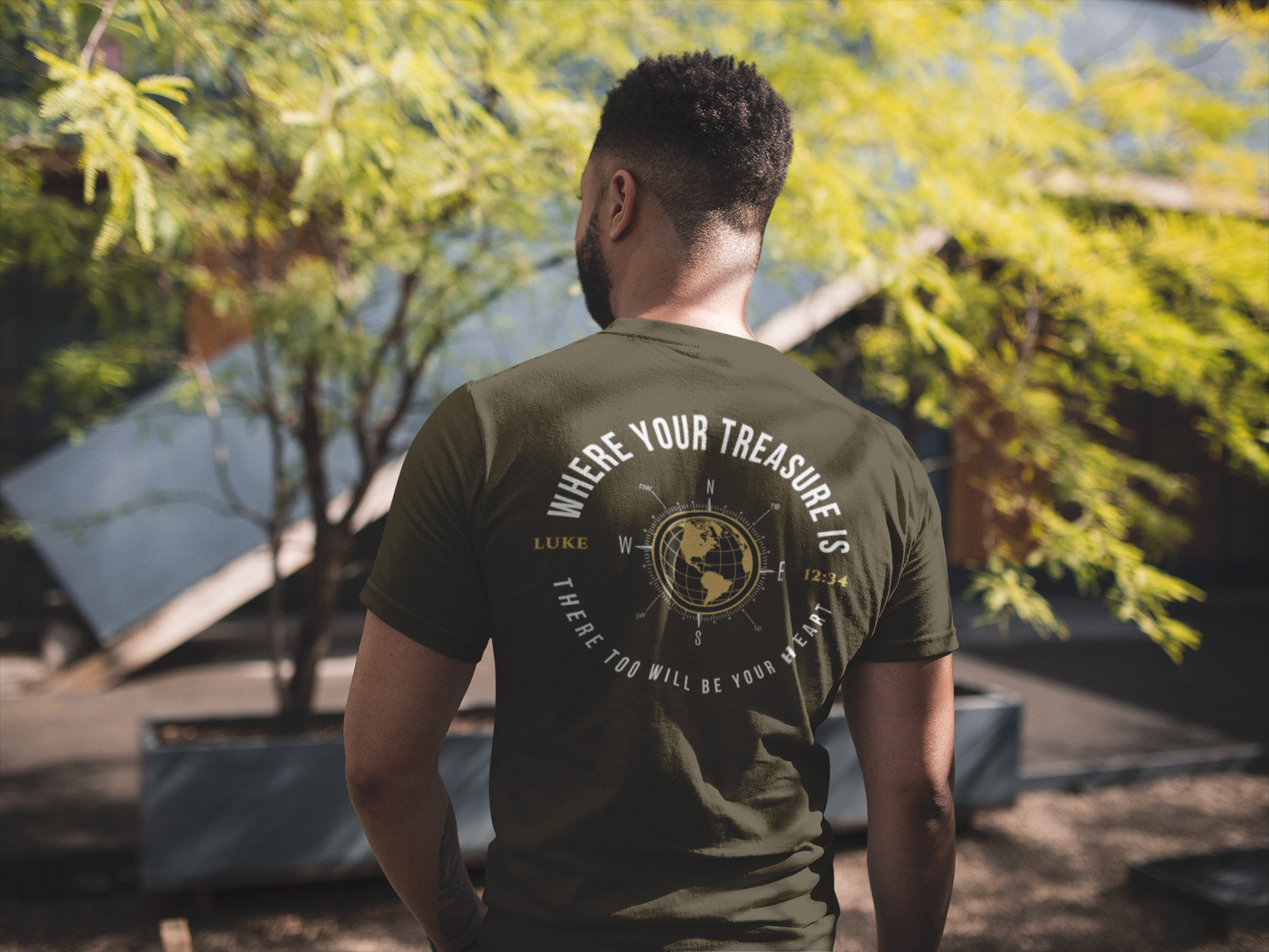 Seeker T-Shirt — 'Where Your Treasure Is' Travel Graphic Tee