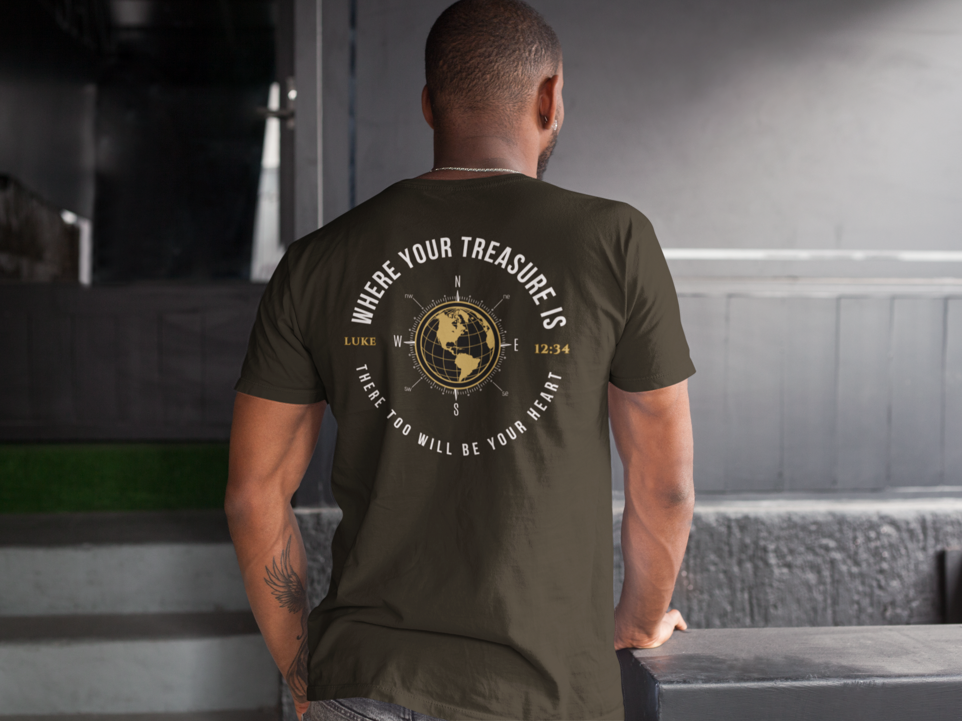 Seeker T-Shirt — 'Where Your Treasure Is' Travel Graphic Tee