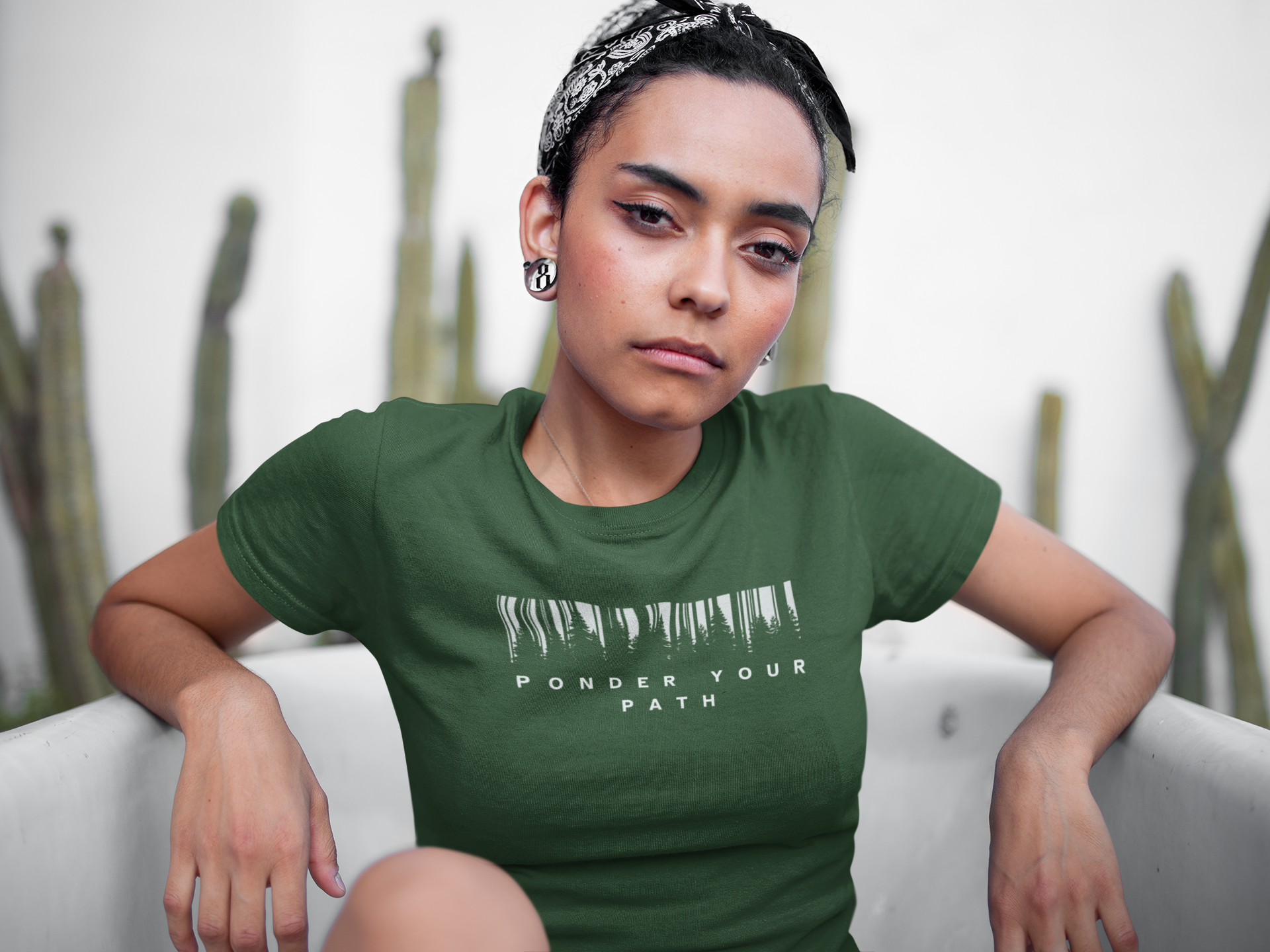 Ponder Your Path Christian Streetwear Tee | Minimal Faith-Inspired Graphic Shirt