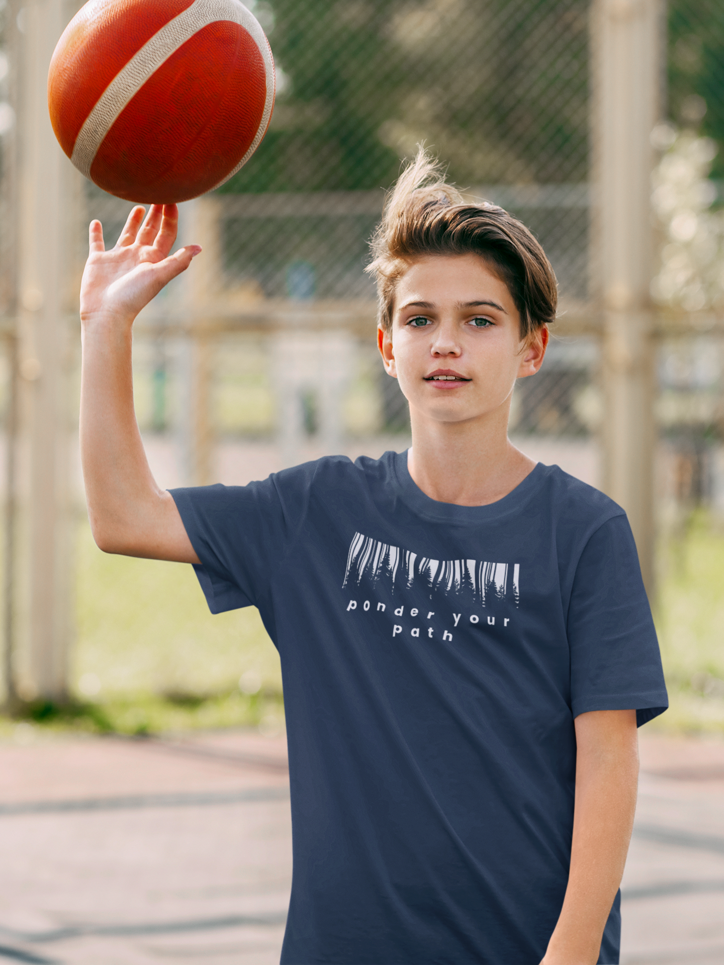 Ponder Your Path – Christian Shirt for Kids | Faith-Based Youth Tee