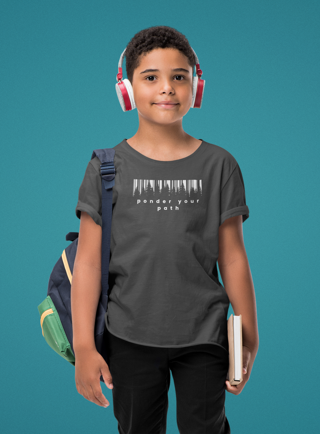 Ponder Your Path – Christian Shirt for Kids | Faith-Based Youth Tee