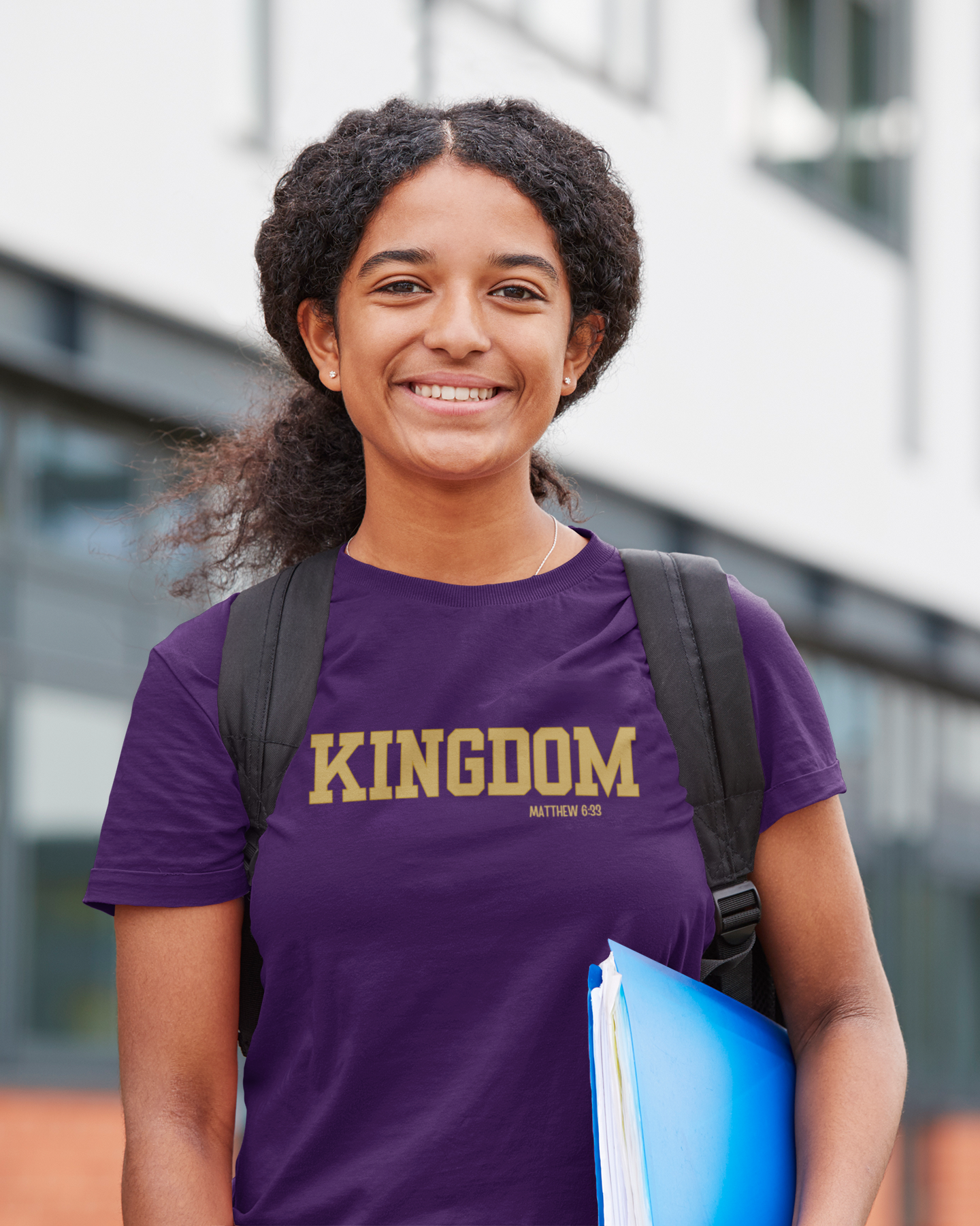 Kingdom Kid Youth Christian Shirt | Child of God Jersey Tee for Boys & Girls