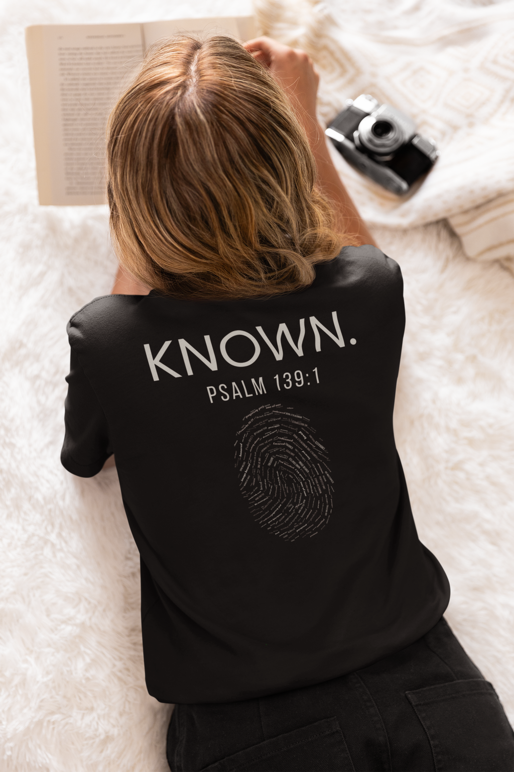 Known — Psalm 139 Christian Streetwear Tee
