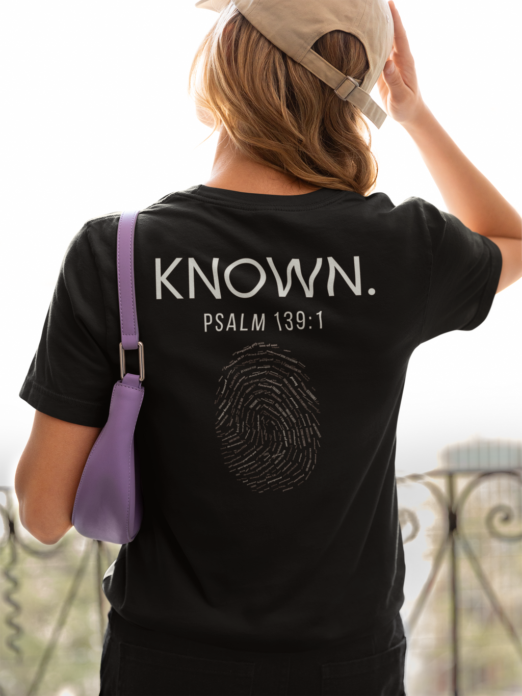 Known — Psalm 139 Christian Streetwear Tee