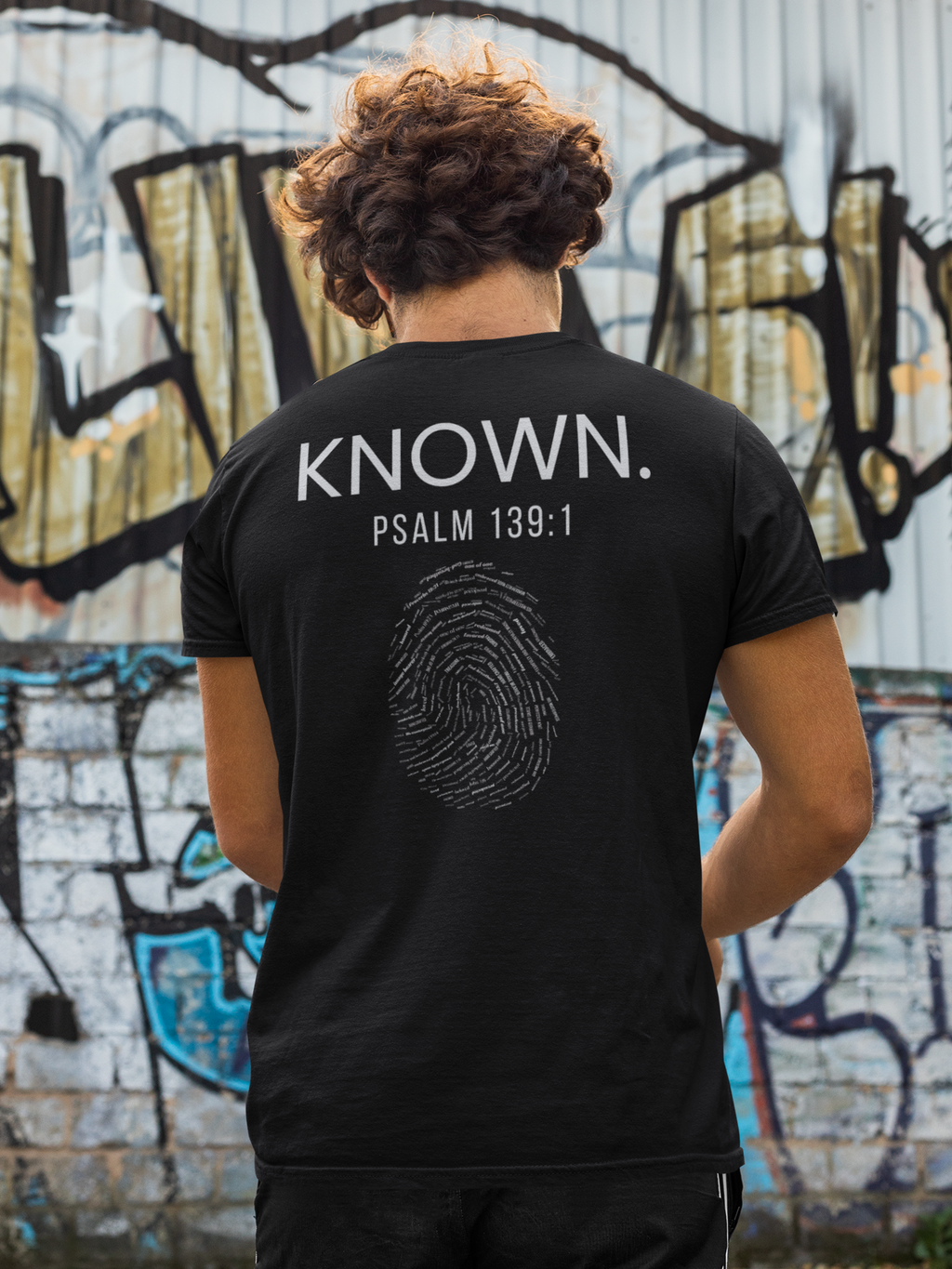 Known — Psalm 139 Christian Streetwear Tee