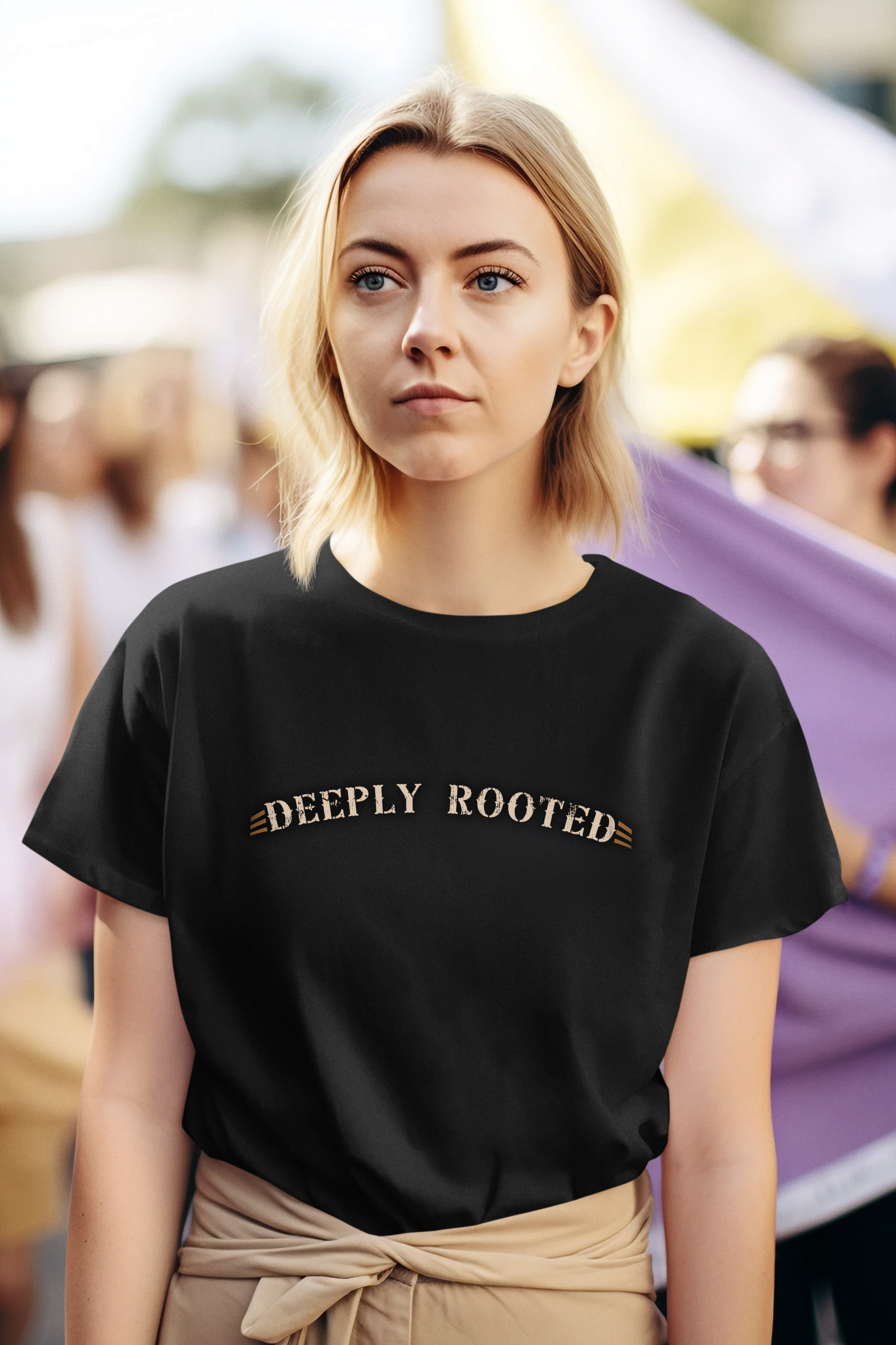 Deeply Rooted Youth Christian T-Shirt – Colossians 2:7