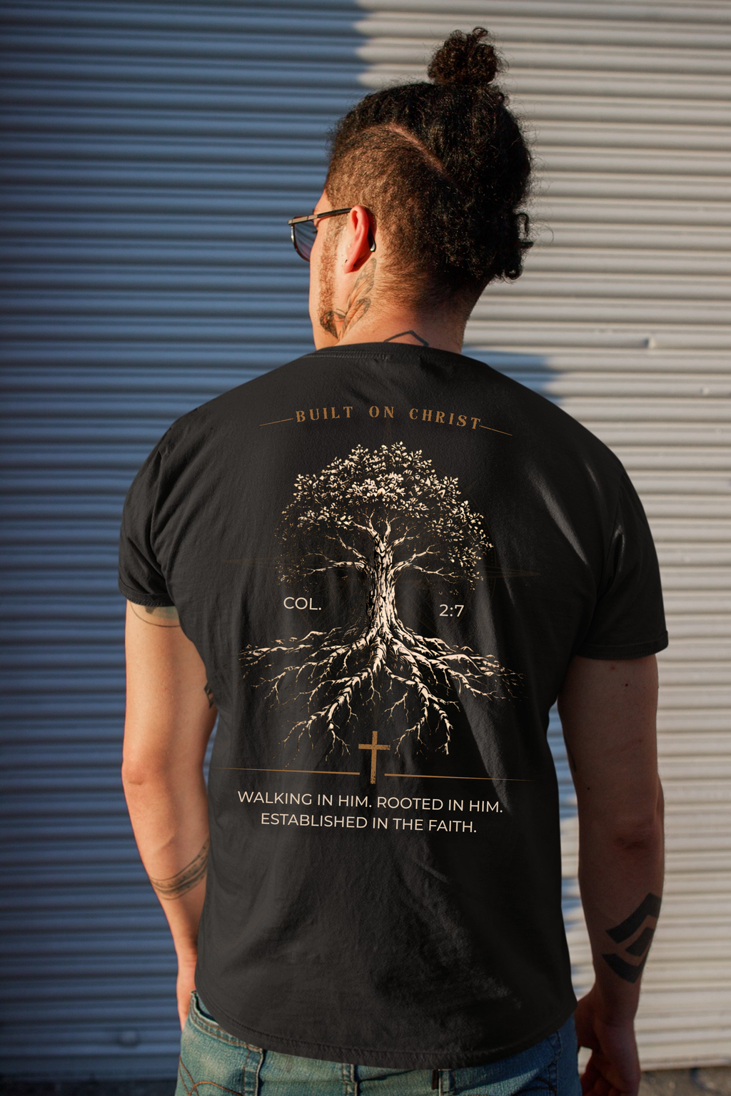 Deeply Rooted | Col 2:7 Christian T-Shirt