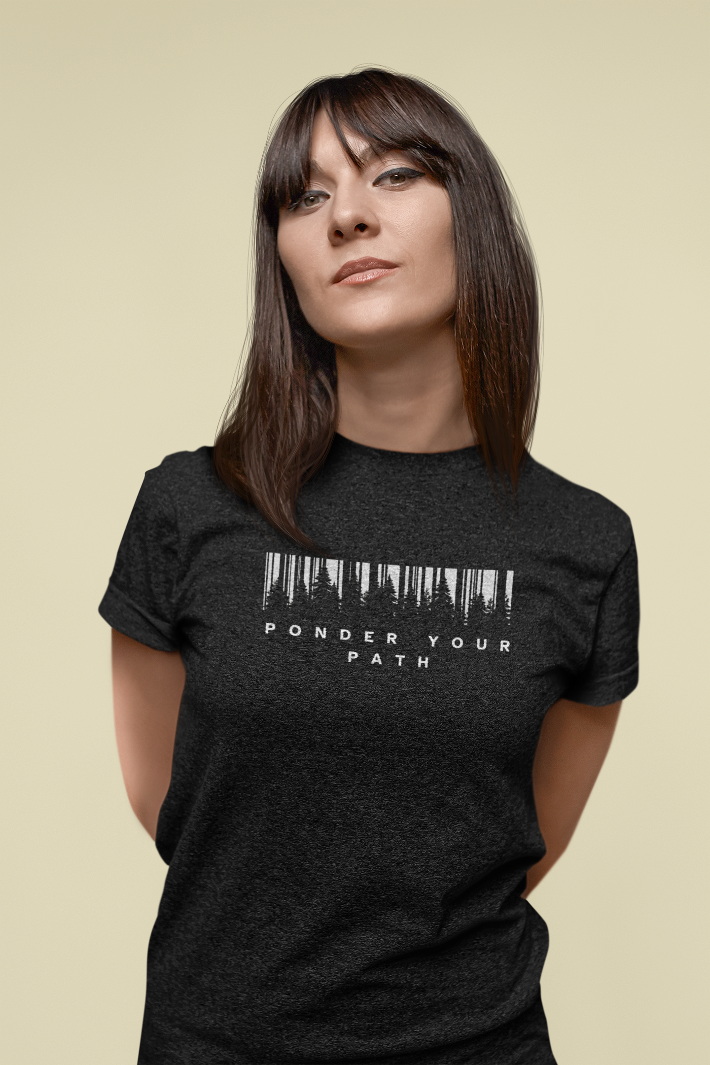 Ponder Your Path Christian Graphic Tee | Proverbs 4:26 Unisex Bible Verse Shirt for Adults