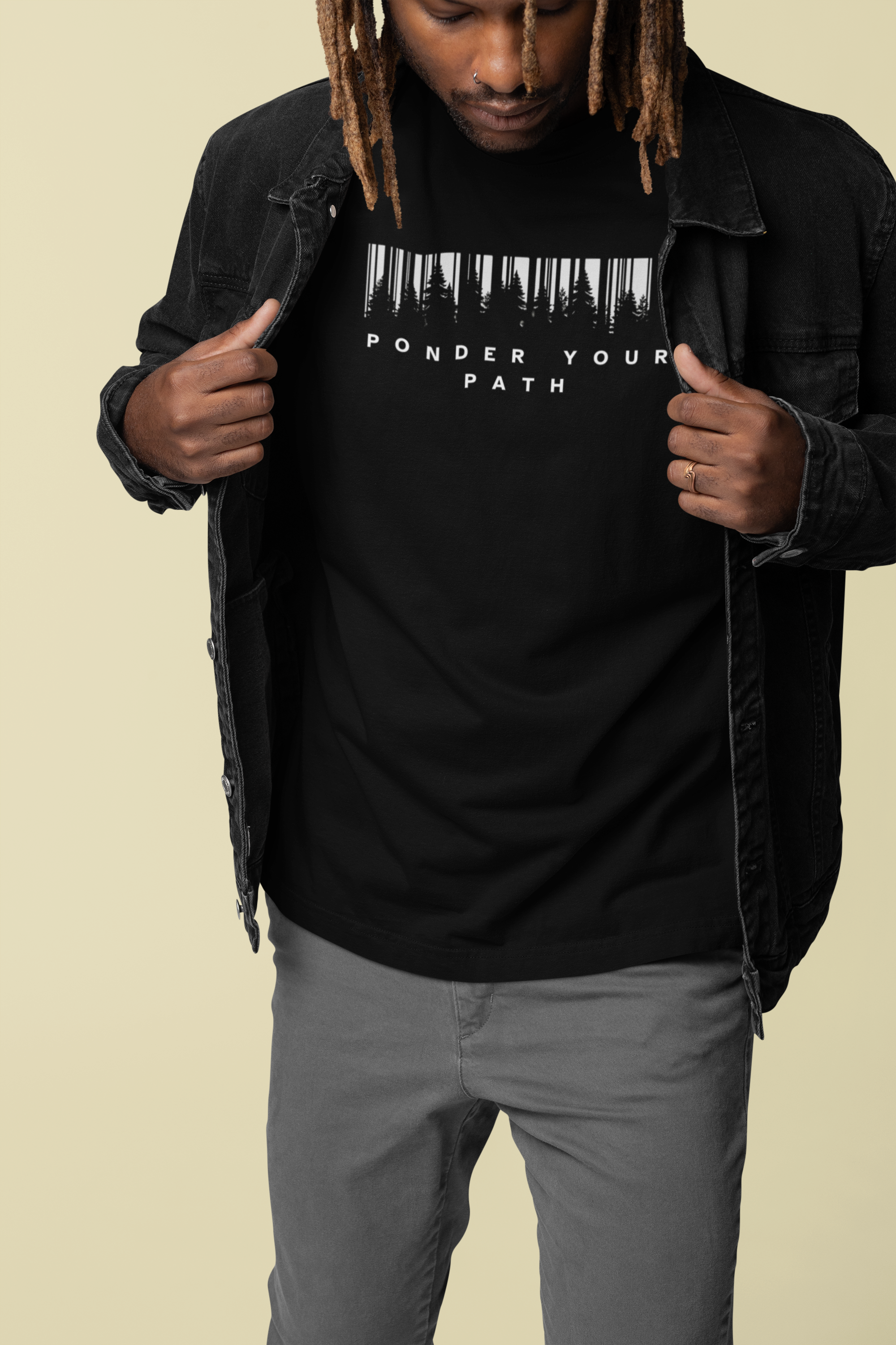 Ponder Your Path Christian Graphic Tee | Proverbs 4:26 Unisex Bible Verse Shirt for Adults