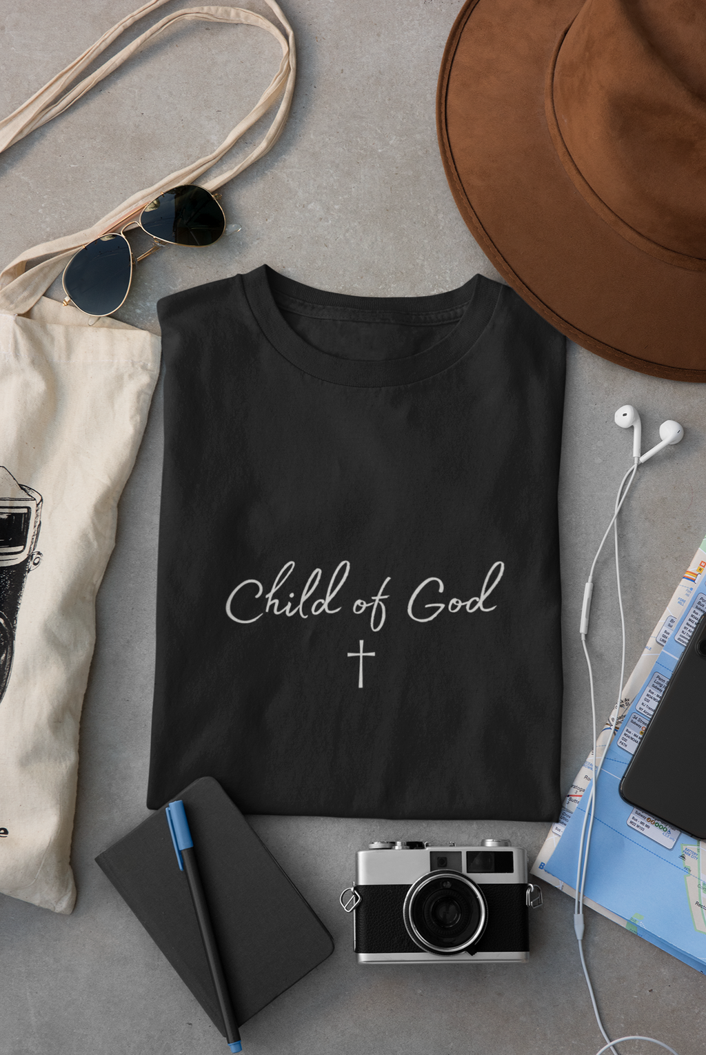Child of God Christian Shirt for Women | Faith-Based Inspirational Christian Graphic Tee | Christian Women’s Faith Shirt