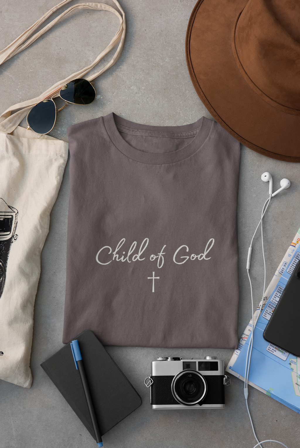 Child of God Christian Shirt for Women | Faith-Based Inspirational Christian Graphic Tee | Christian Women’s Faith Shirt