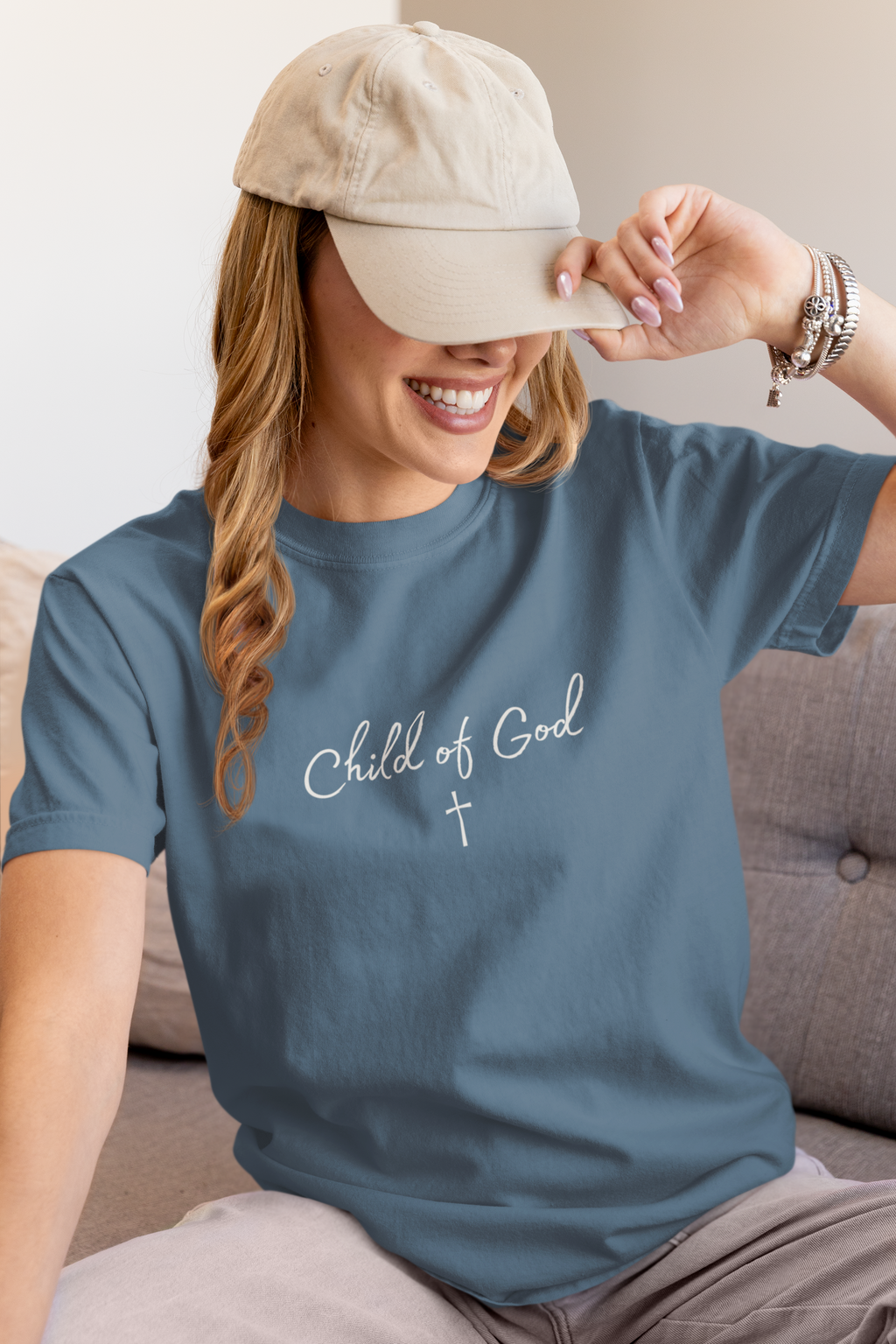 Child of God Christian Shirt for Women | Faith-Based Inspirational Christian Graphic Tee | Christian Women’s Faith Shirt