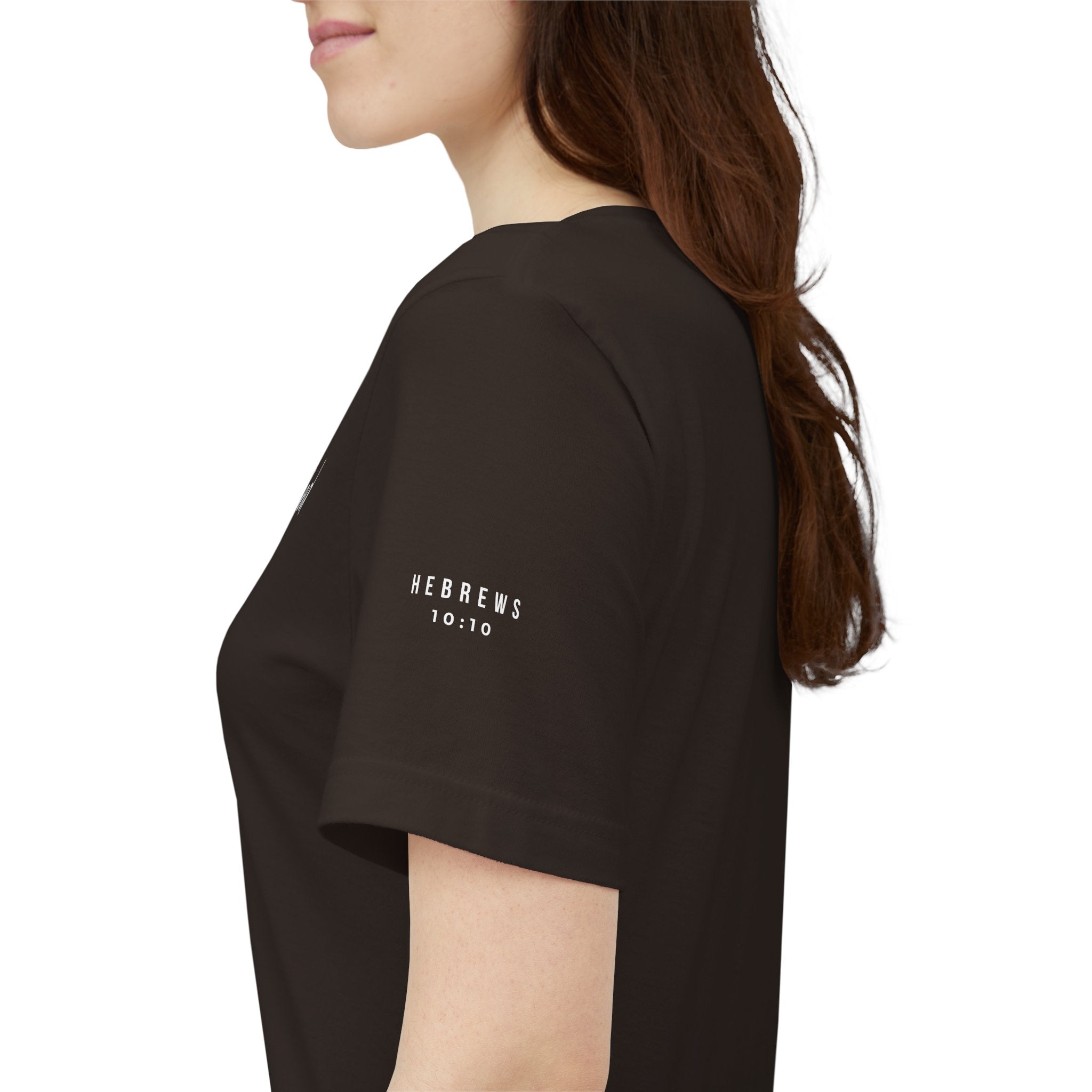 Sanctified – Christian Minimal Script Tee | Set Apart in Christ