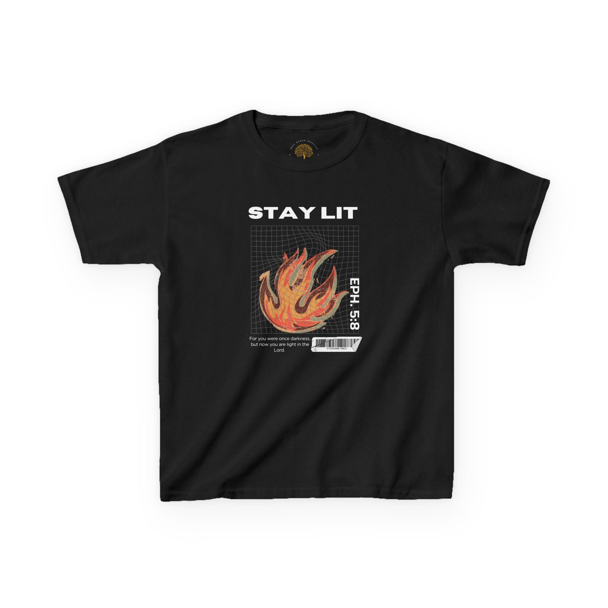 Stay Lit Youth T-Shirt | Faith-Inspired Christian Streetwear