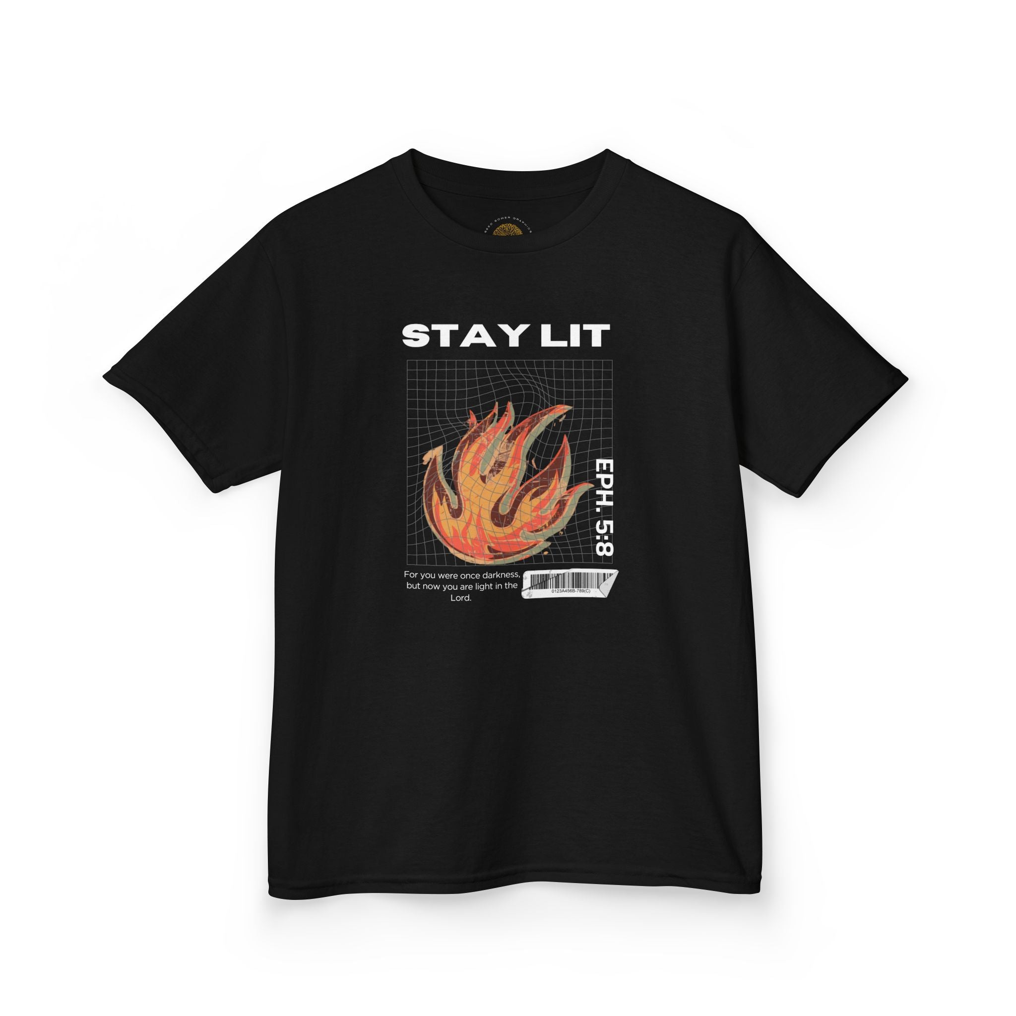 Stay Lit Youth T-Shirt | Faith-Inspired Christian Streetwear