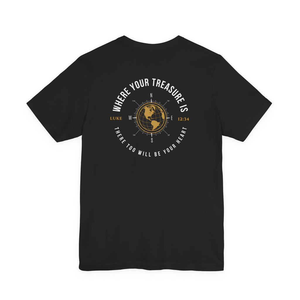 Seeker T-Shirt — 'Where Your Treasure Is' Travel Graphic Tee