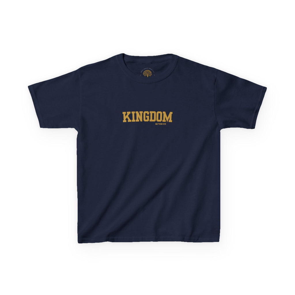 Kingdom Kid Youth Christian Shirt | Child of God Jersey Tee for Boys & Girls