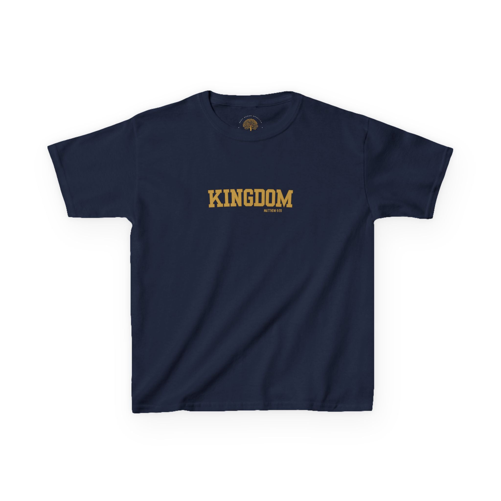 Kingdom Kid Youth Christian Shirt | Child of God Jersey Tee for Boys & Girls