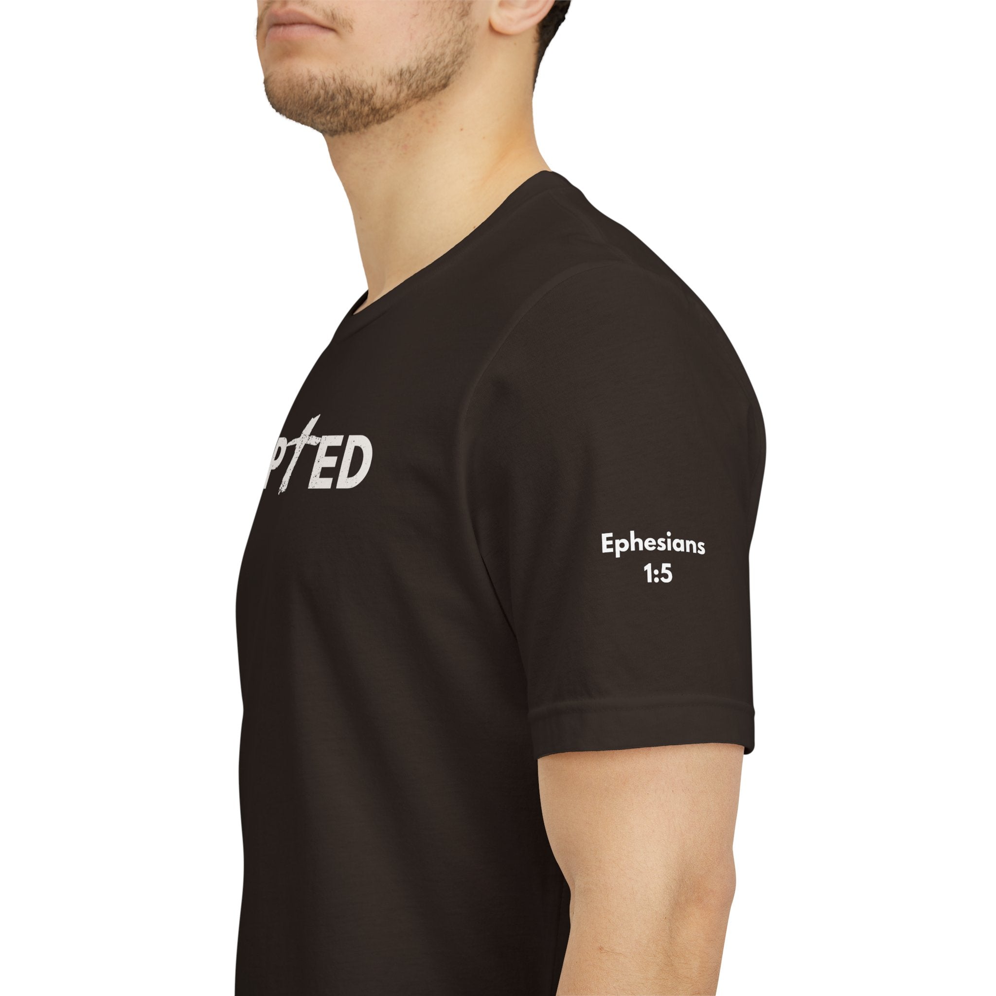 ADOPTED – Minimal Christian Faith T-Shirt | Identity in Christ