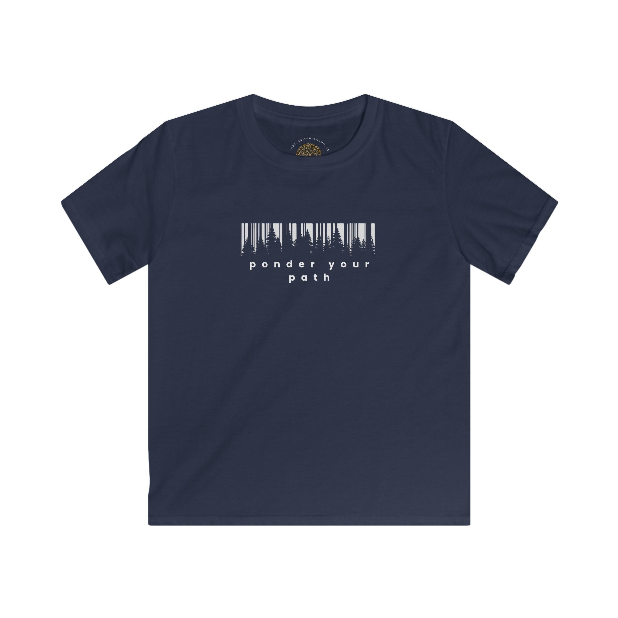Ponder Your Path – Christian Shirt for Kids | Faith-Based Youth Tee