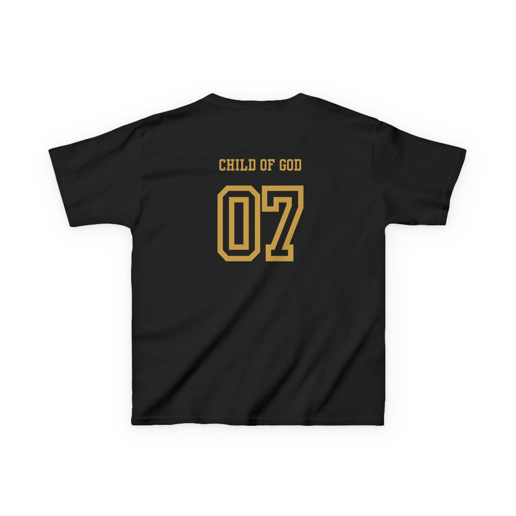 Kingdom Kid Youth Christian Shirt | Child of God Jersey Tee for Boys & Girls