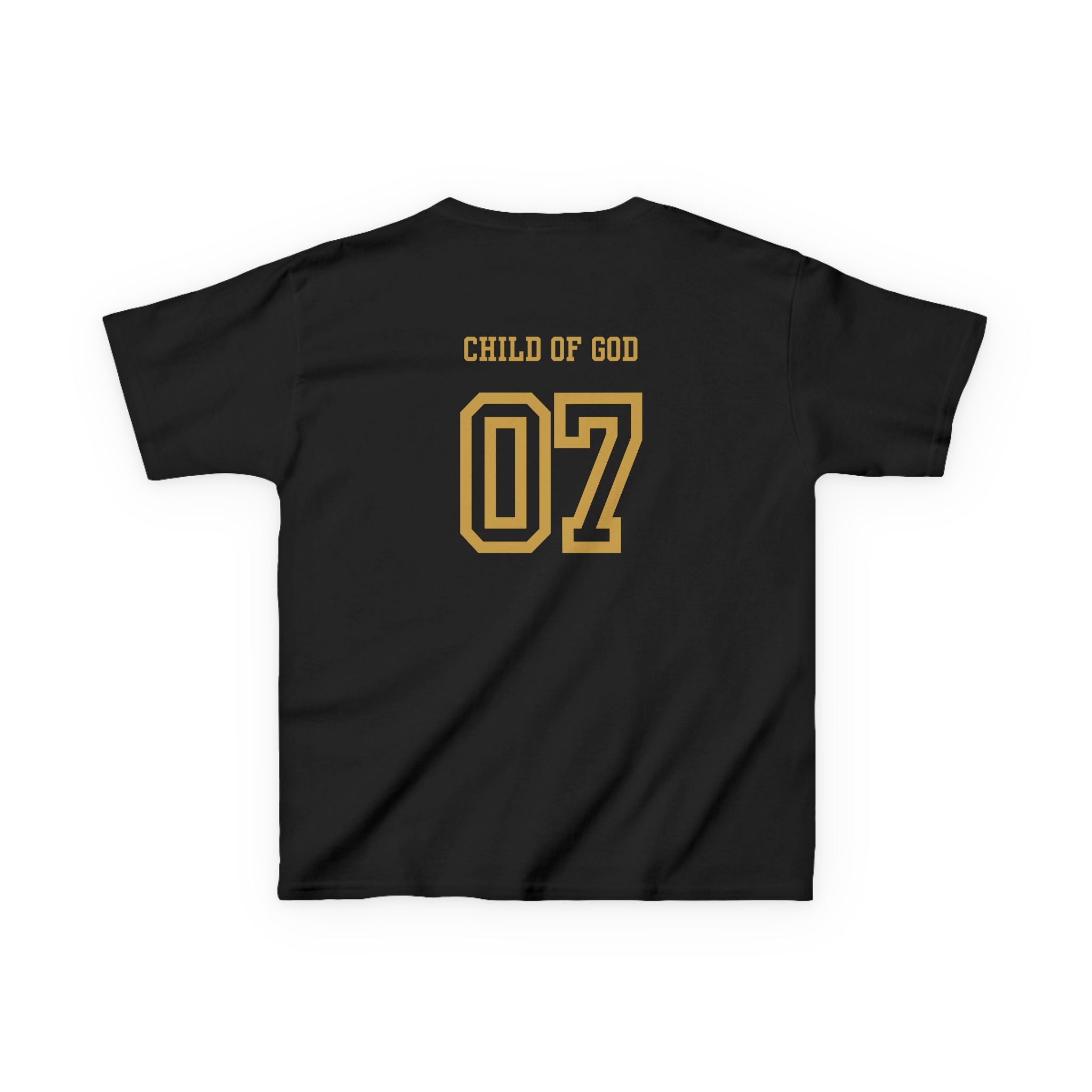 Kingdom Kid Youth Christian Shirt | Child of God Jersey Tee for Boys & Girls