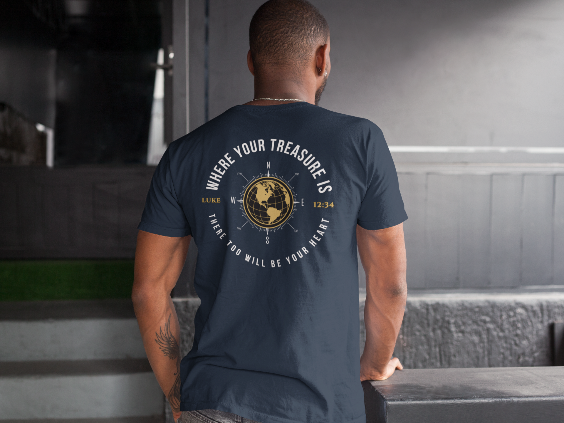 Seeker T-Shirt — 'Where Your Treasure Is' Travel Graphic Tee