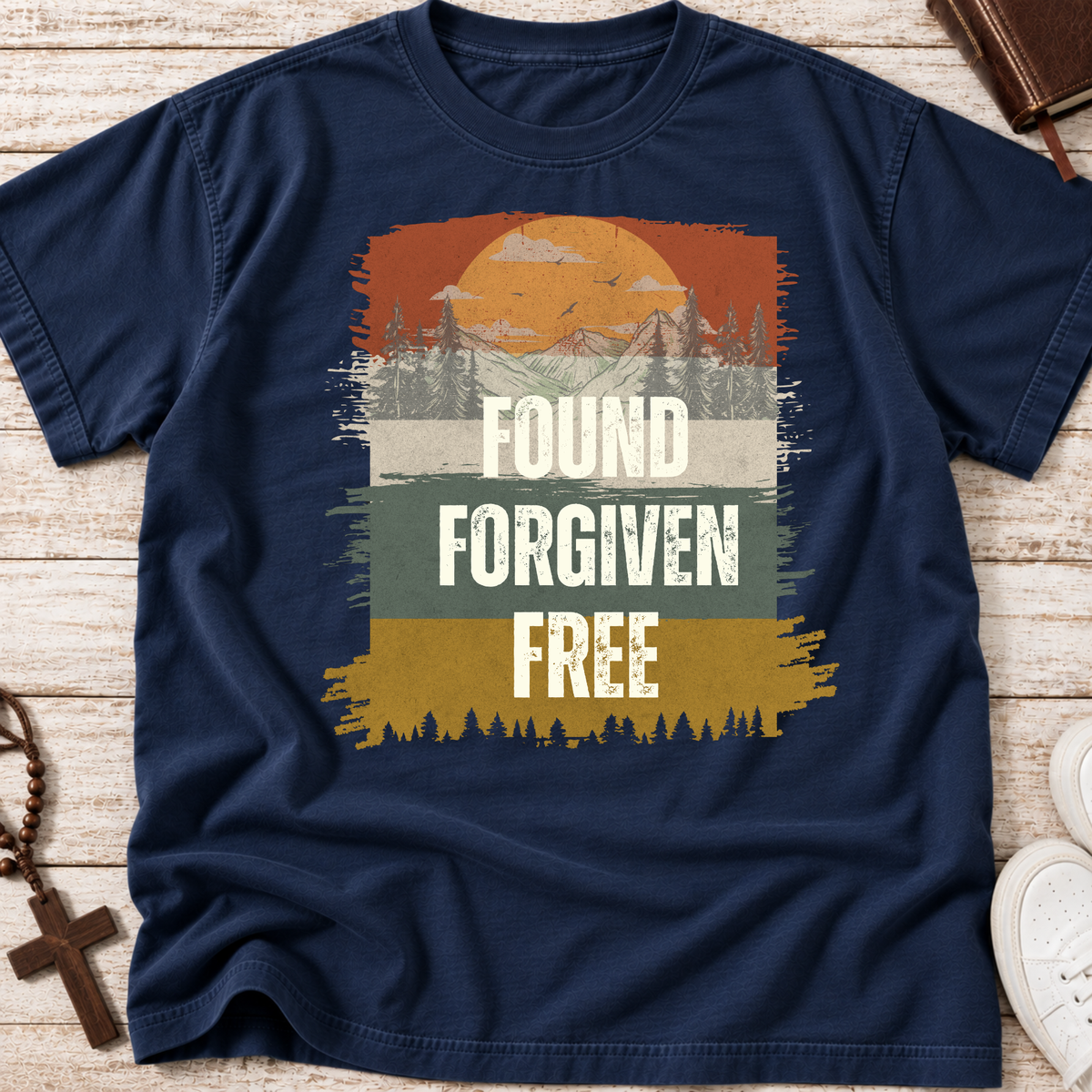 Found Forgiven Free Christian Shirt for Adults